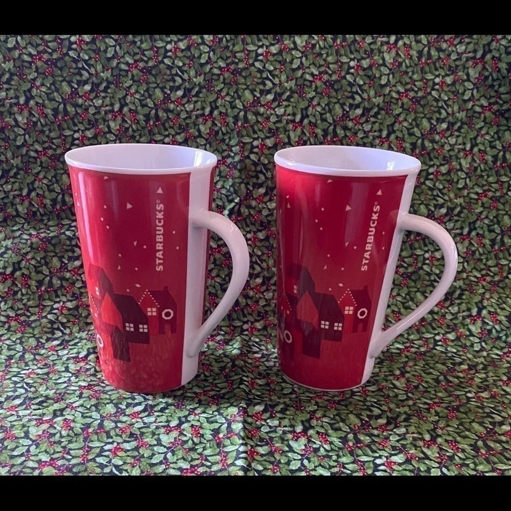 STARBUCKS-2013 HOLIDAY MUGS